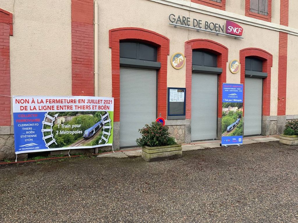 La nouvelle mobilisation du 31 janvier en gare SNCF de Boën sur Lignon